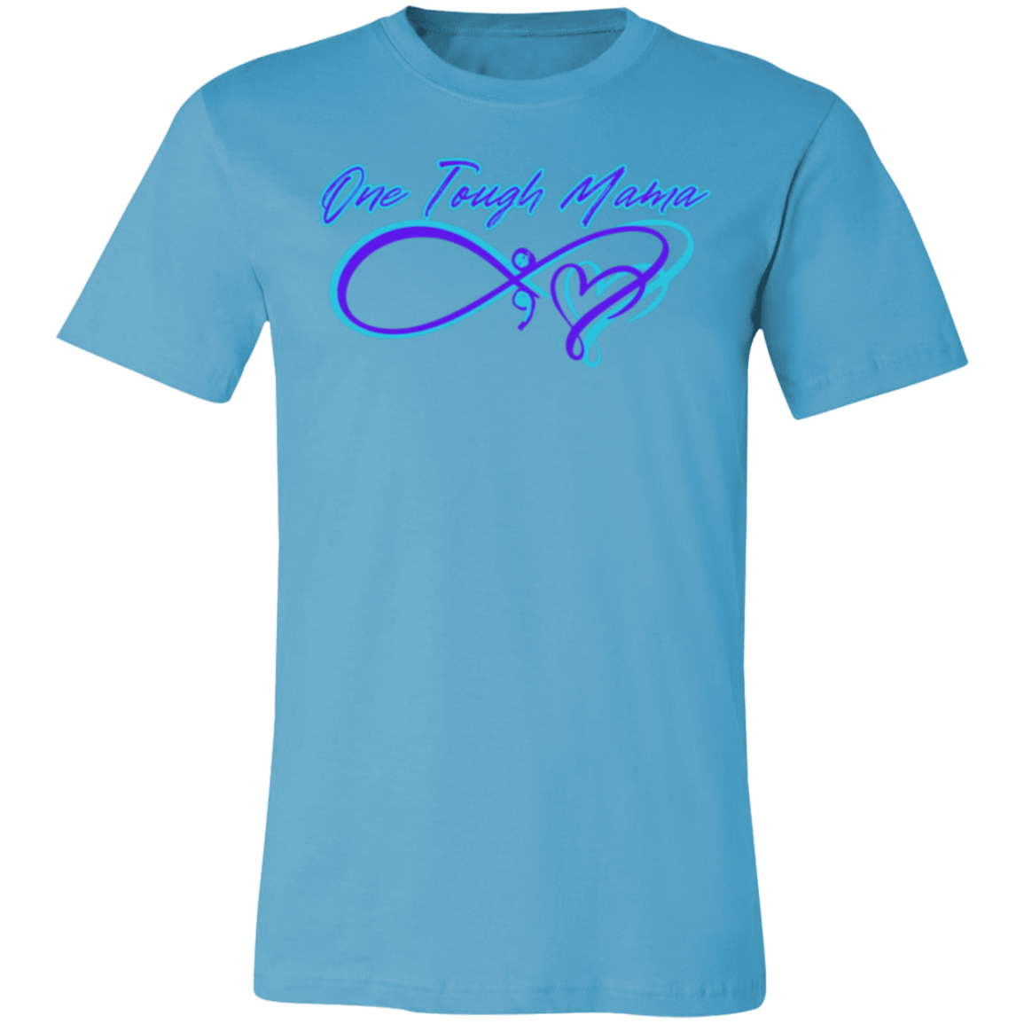 ONE TOUGH MAMA WOMEN STANDING STRONG SOFT BELLA CANVAS TSHIRT