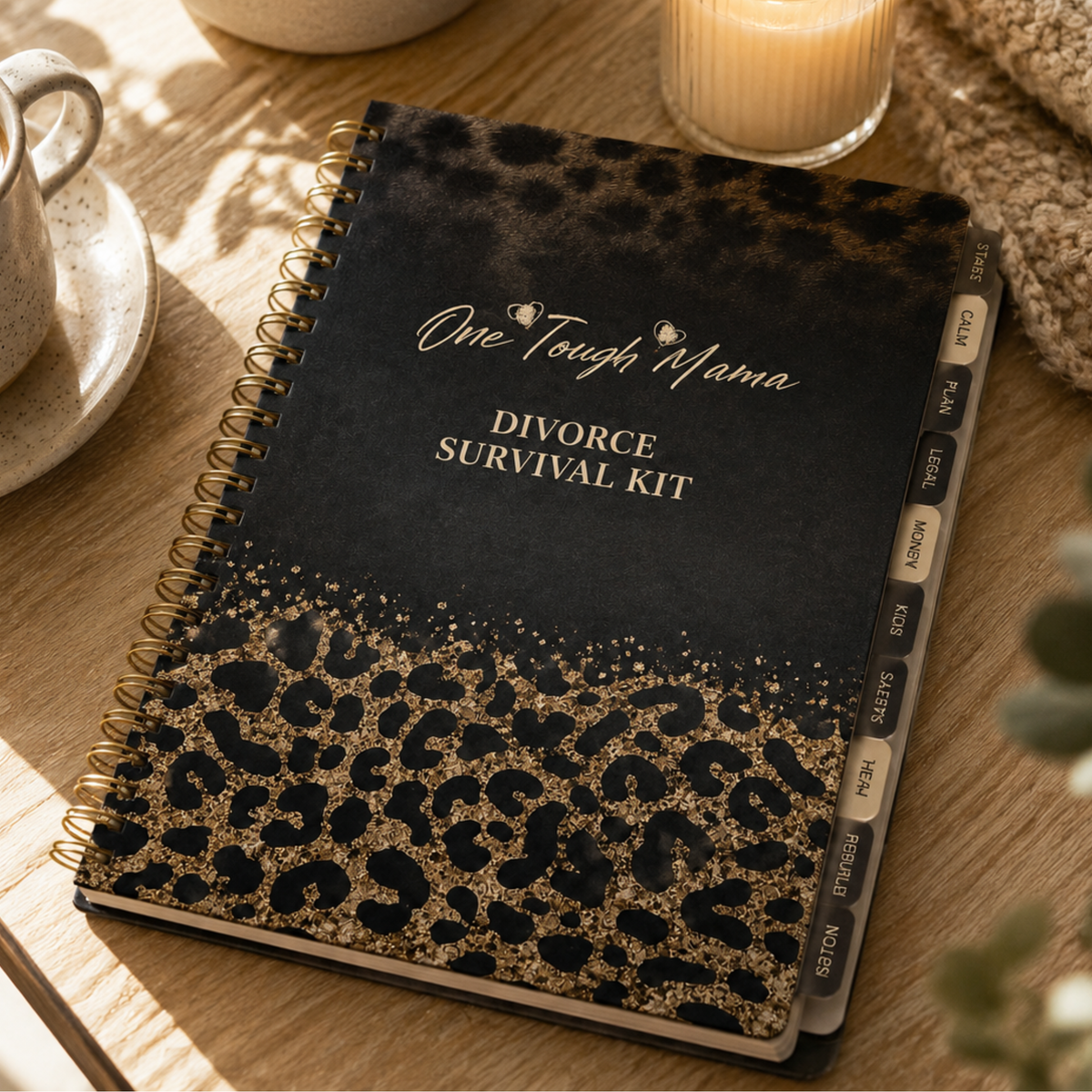 One Tough Mama Divorce Survival Kit — 52-Week Undated Planner (Hard Copy)