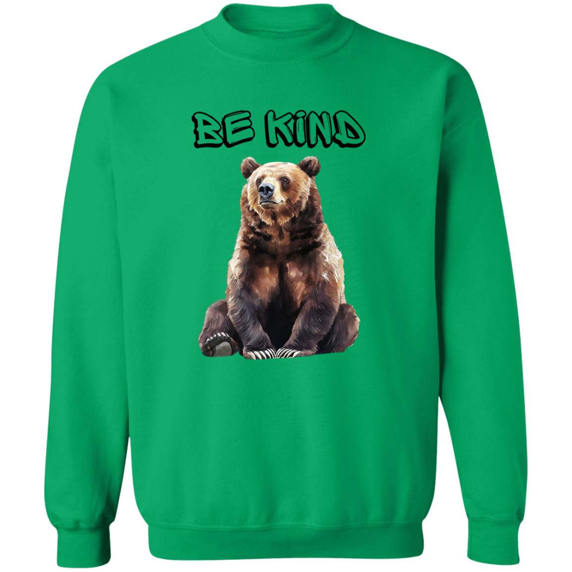 Be Kind Cute Bear, Mama Bear, Grizzly/ Soft Cozy Sweatshirt in Fall Colors