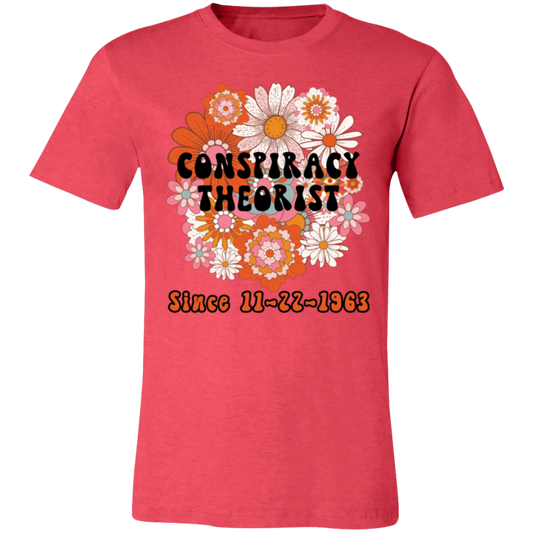 CONSPIRACY THEORIST VINTAGE BELLA CANVAS TSHIRT