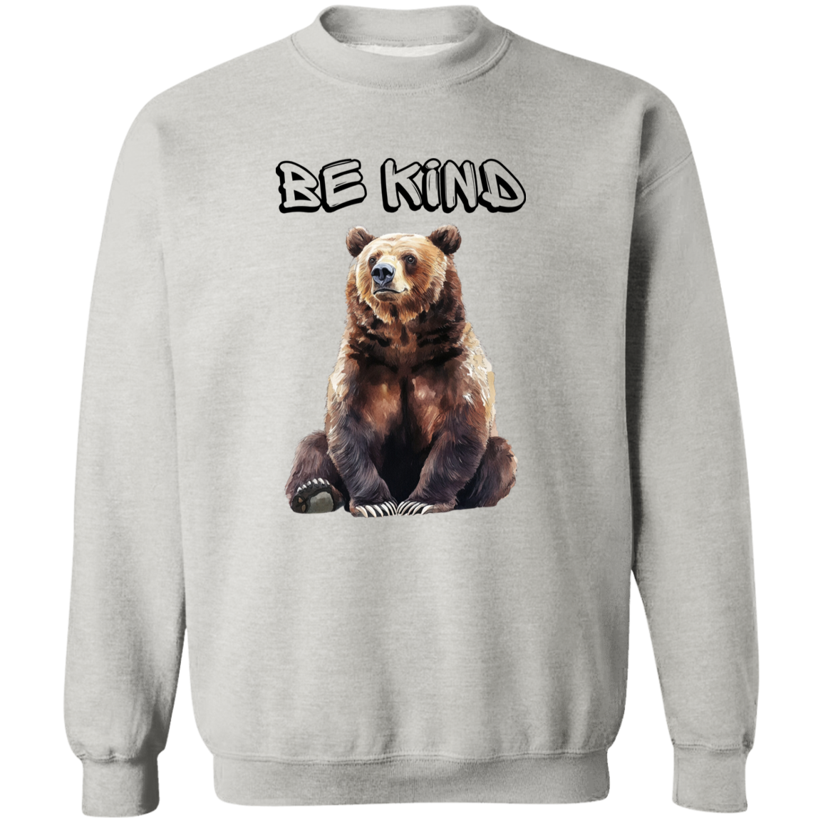 Be Kind Cute Bear, Mama Bear, Grizzly/ Soft Cozy Sweatshirt in Fall Colors