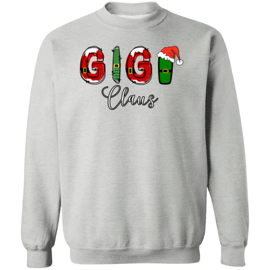 Grandma Gigi Claus Festive Christmas Pullover Sweatshirt
