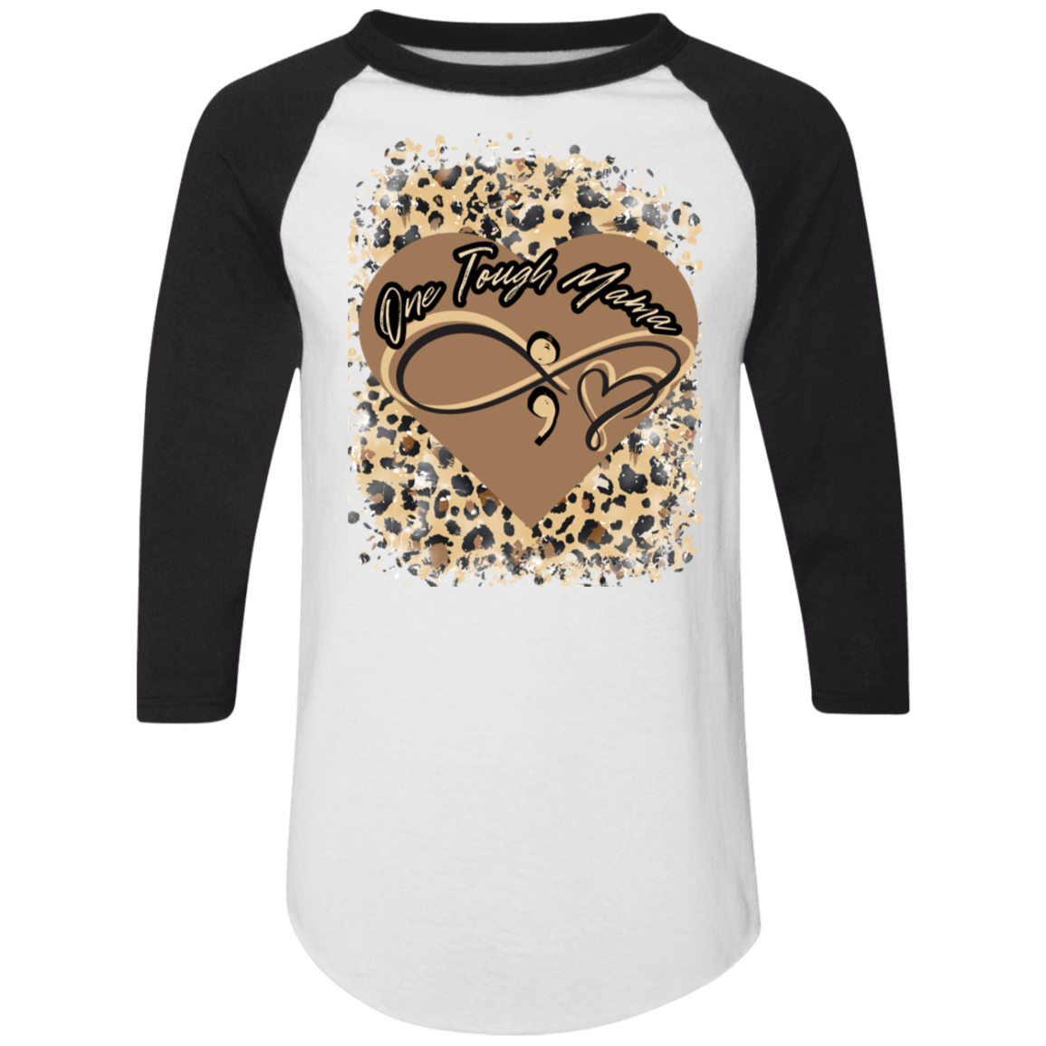 ONE TOUGH MAMA MERCH LEOPARD PRINT JERSEY