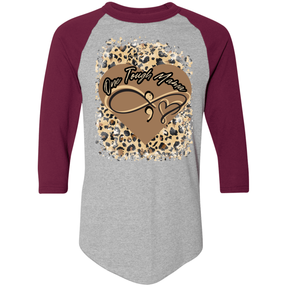 ONE TOUGH MAMA MERCH LEOPARD PRINT JERSEY
