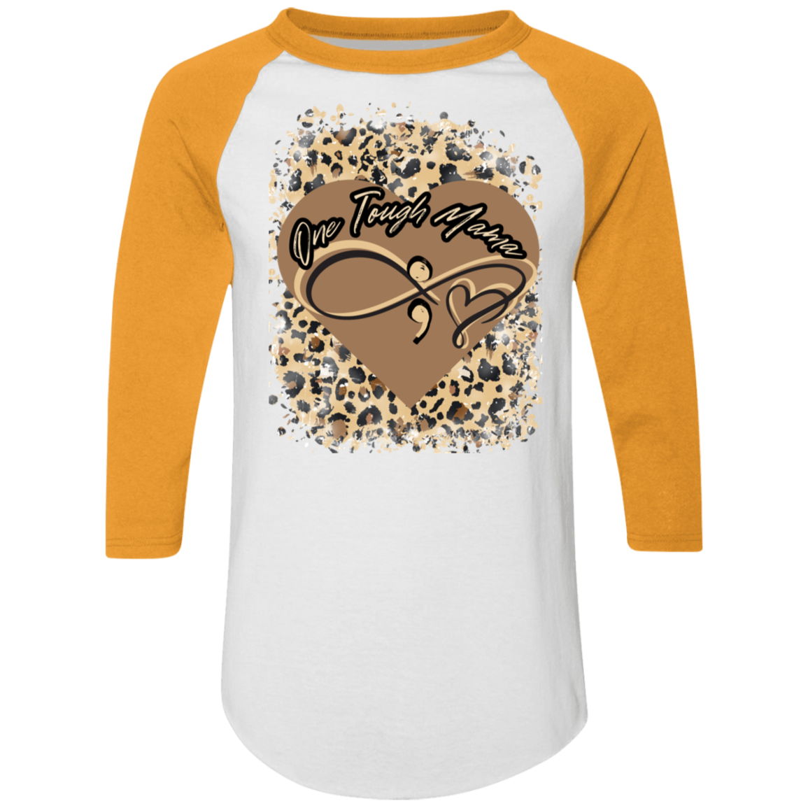 ONE TOUGH MAMA MERCH LEOPARD PRINT JERSEY