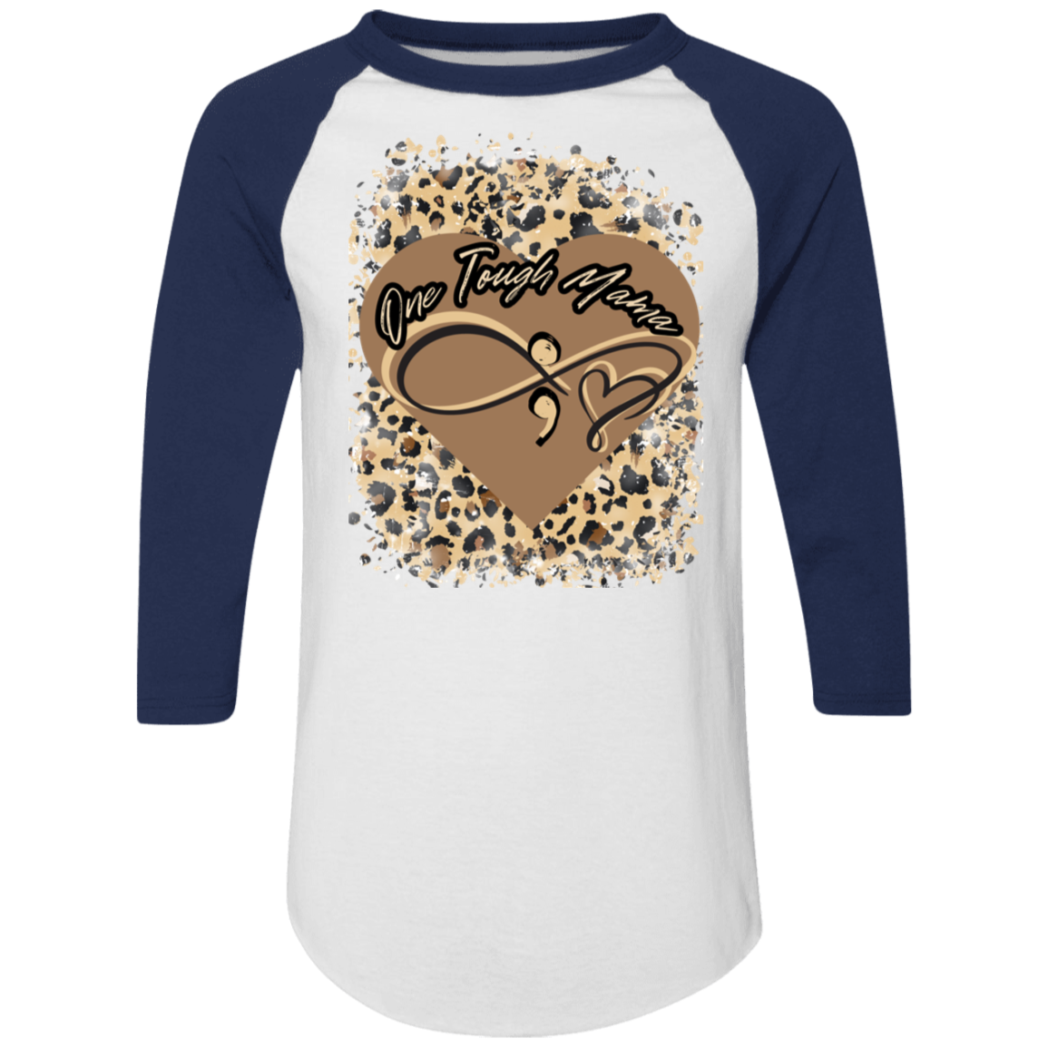 ONE TOUGH MAMA MERCH LEOPARD PRINT JERSEY