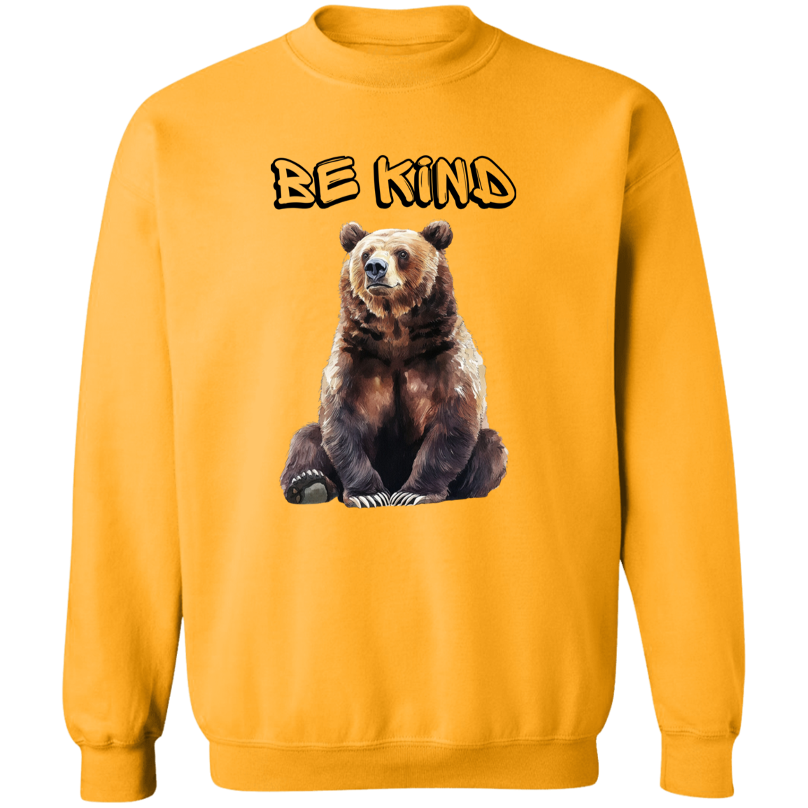 Be Kind Cute Bear, Mama Bear, Grizzly/ Soft Cozy Sweatshirt in Fall Colors