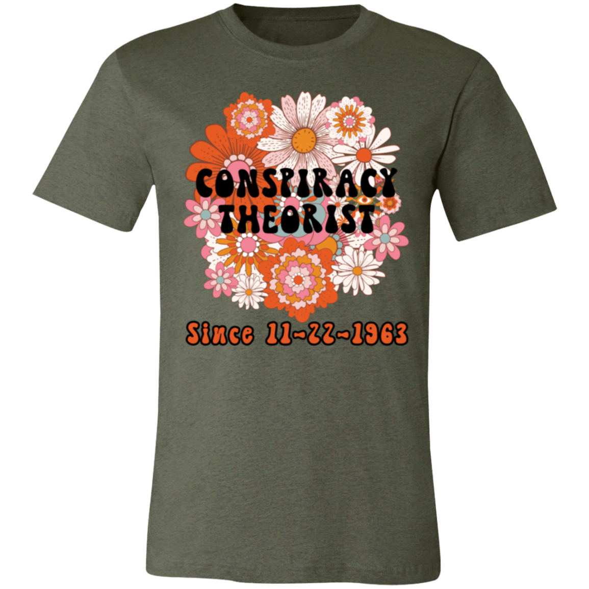 CONSPIRACY THEORIST VINTAGE BELLA CANVAS TSHIRT