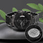 Engraved Chronograph Watch For Him; I wish you could see yourself through my eyes, stainless steel, adjustable clasp