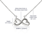 I Choose You Forever, Endless Love Double Heart Necklace For Her