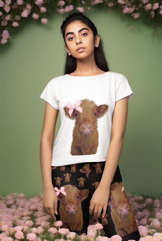 Cow Lick Baby Cow Tshirt Soft Bella Canvas Spring tee in Comfort Colors