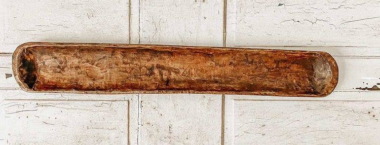 LONG DOUGH BOWL, HANDMADE