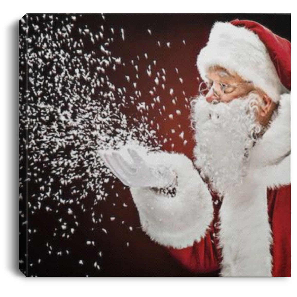 MAGICAL SANTA/ 3/4 INCH WRAPPED CANVAS – Swirls Blings & Beautiful Things