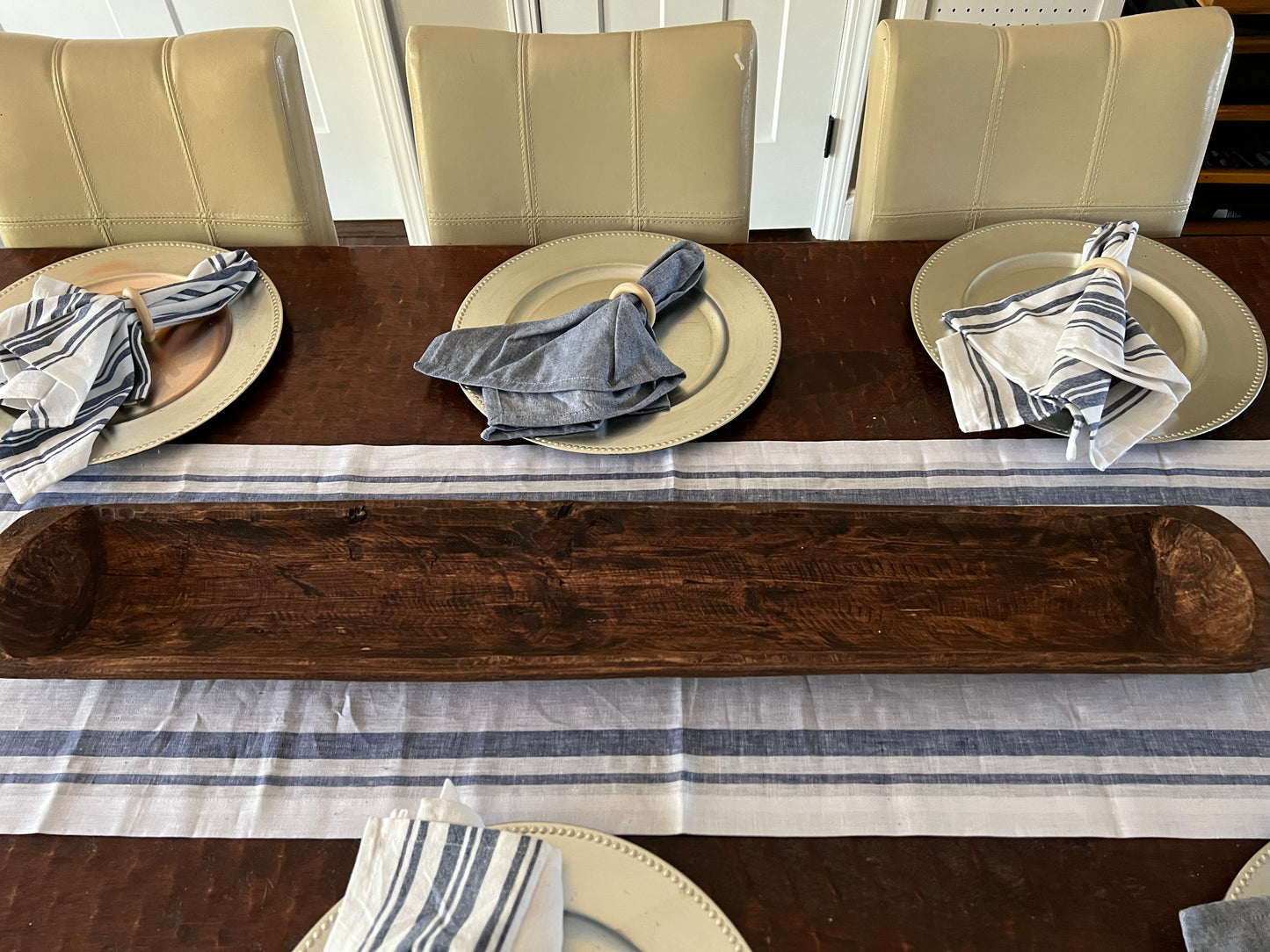 LONG DOUGH BOWL, HANDMADE