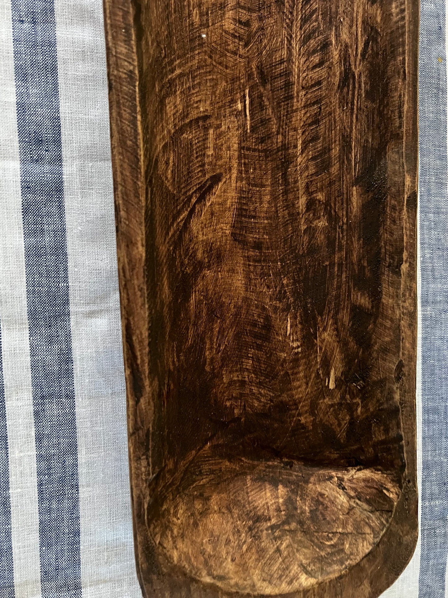 LONG DOUGH BOWL, HANDMADE