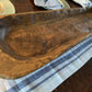 OVER SIZED LONG DOUGH BOWL, CENTERPIECE