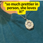 18K GOLD PLATED & SILVER PLATED SUNFLOWER SURPRISE NECKLACES WITH A FUN MOTIVATIONAL MESSAGE INSIDE