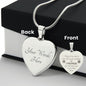 I MAY NOT BE ABLE TO SOLVE ALL OF YOUR PROBLEMS/ENGRAVED HEART NECKLACE