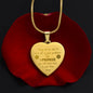 I MAY NOT BE ABLE TO SOLVE ALL OF YOUR PROBLEMS/ENGRAVED HEART NECKLACE