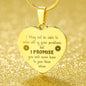 I MAY NOT BE ABLE TO SOLVE ALL OF YOUR PROBLEMS/ENGRAVED HEART NECKLACE