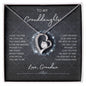 TO MY GRANDDAUGHTER / FOREVER LOVE HEART NECKLACE