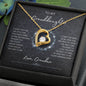TO MY GRANDDAUGHTER / FOREVER LOVE HEART NECKLACE